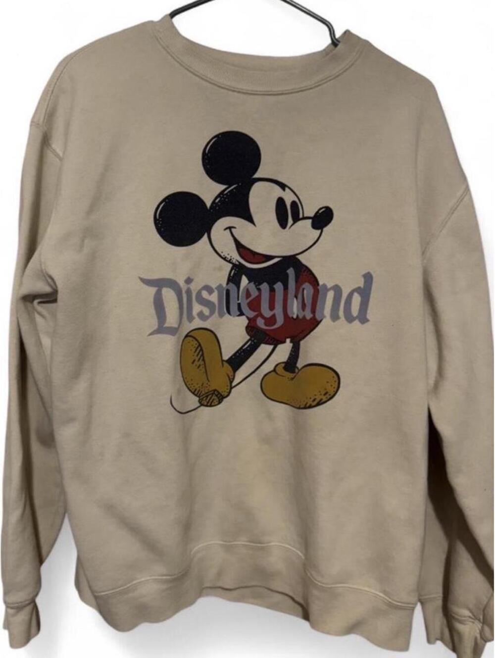 OFFICIAL DISNEY PARKS MICKEY MOUSE GOTHIC FONT CREWNECK Large